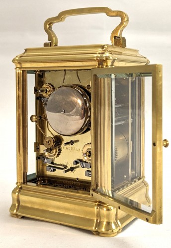 Antiquités - Carriage Clock, Charles Oudin, Quarter Striking 