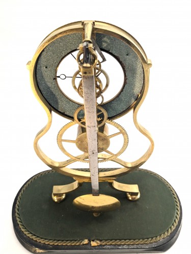 Antiquités - Beautiful Early 19th Century Skeleton Clock, &quot;keyhole Frame&quot; Model 