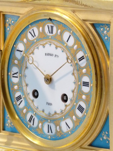 Horology  - Mazarine Clock By Raingo Frères