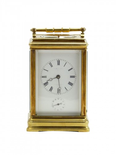 Leroy Striking &amp; Push Repeat Carriage Clock 