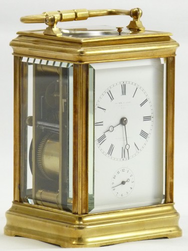 Leroy Striking &amp; Push Repeat Carriage Clock  - Napoléon III