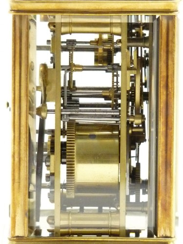 Antiquités - Leroy Striking &amp; Push Repeat Carriage Clock 