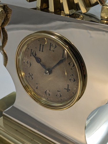 Pendule en forme d'enclume, station météo 1890 - Horlogerie Style Napoléon III