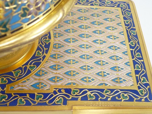 Horlogerie Pendule - Garniture de cheminée de Barbedienne et Louis-constant Sévin