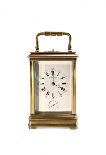 Gustave Sandoz Quarter Striking Carriage Clock 