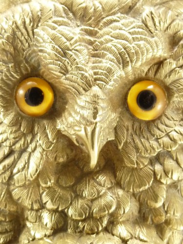 Owls Mantle Set In Bronze  - 