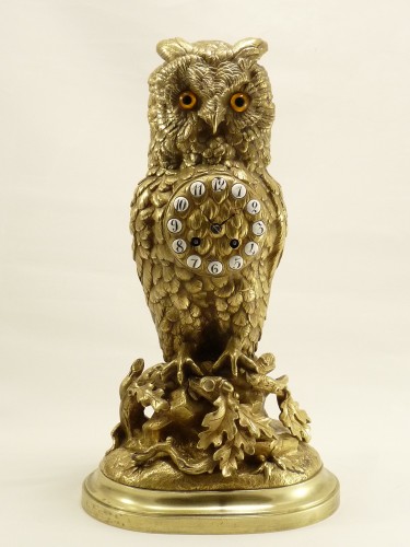 Owls Mantle Set In Bronze  - 