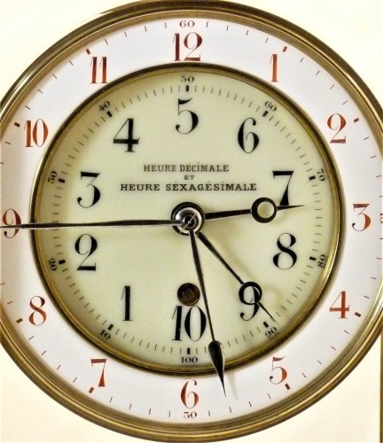 Horlogerie Pendule - Pendule décimale et sexagésimale par Antoine Thomas