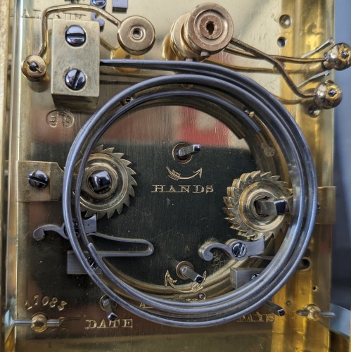 Pendule de voyage à grande sonnerie de Drocourt - Horology Style Napoléon III