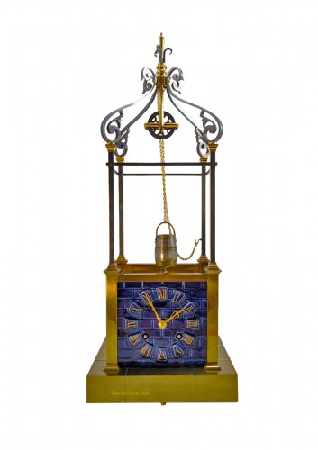 Guilmet's well clock with conical pendulum