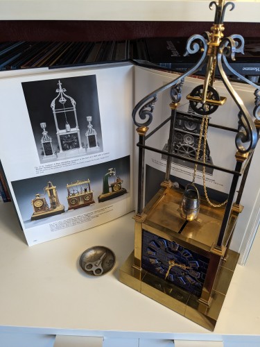 Horology  - Guilmet&#039;s Well Clock With Conical Pendulum