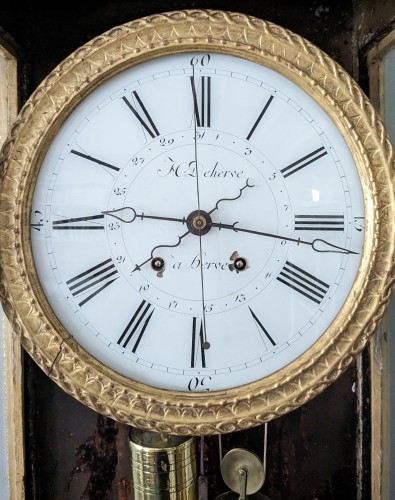 Horlogerie Horloge de Parquet - Régulateur mural de précision signé Deherve
