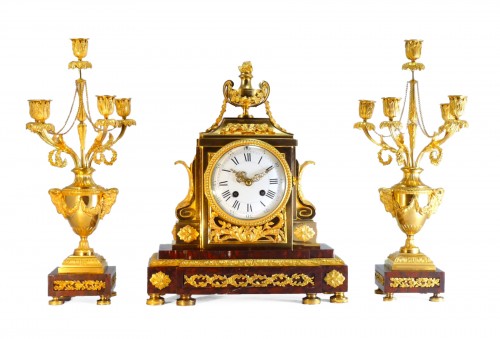 Garniture de cheminée Napoléon III