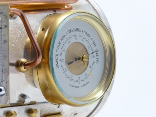 XIXe siècle - Pendule industrielle, machine à vapeur horizontale automate