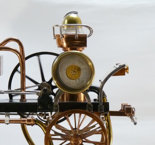  - Pendule industrielle automate, pompe à incendie à vapeur