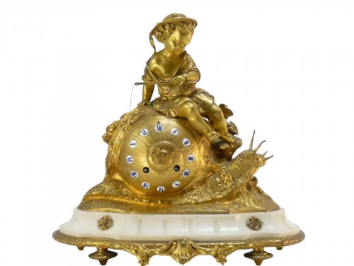 Pendule à l'Escargot d'époque Napoléon III