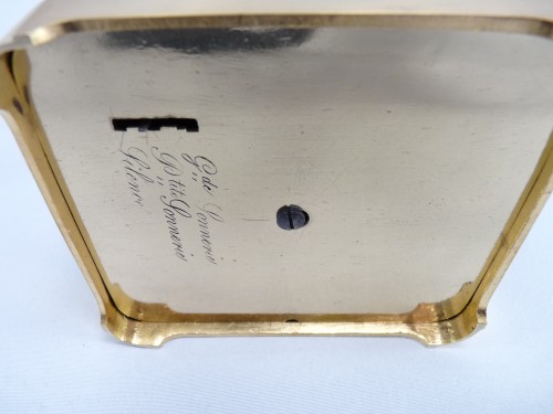 Horology  - Georges Moser, carriage clock with grande sonnerie irca 18