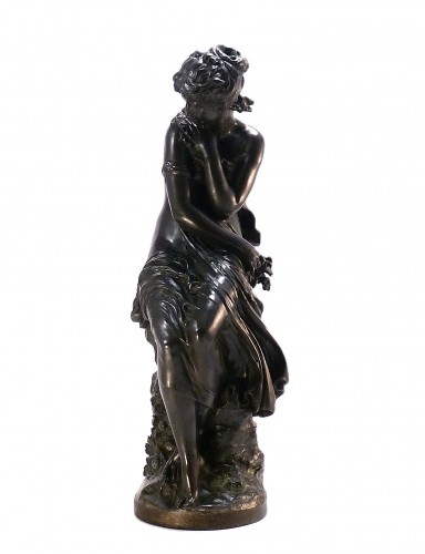 La Frisleuse - Mathurin Moreau (1822-1912), Cast By E. Godeau  - 