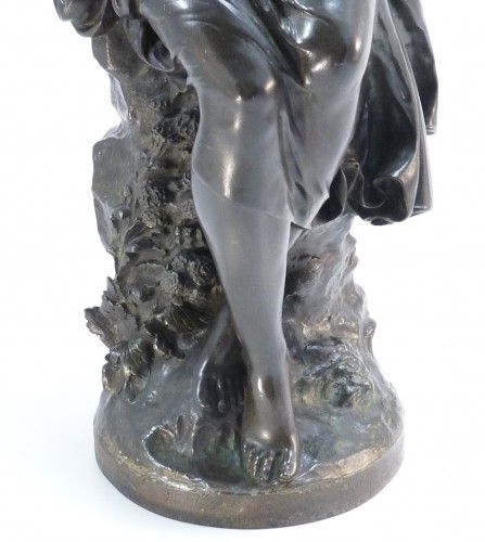 19th century - La Frisleuse - Mathurin Moreau (1822-1912), Cast By E. Godeau 