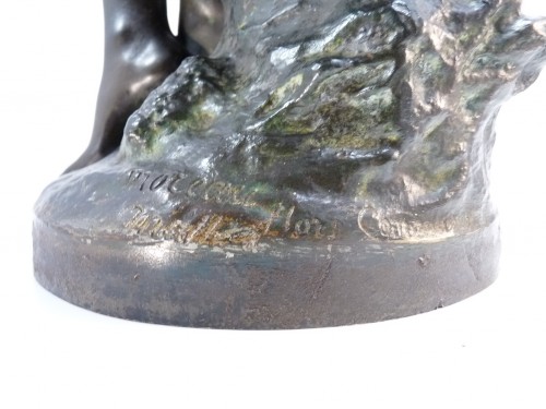 La Frisleuse - Mathurin Moreau (1822-1912), Cast By E. Godeau  - 