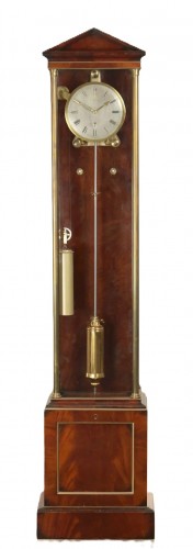 Longcase month going regulator by Henri René Bünzli,1909