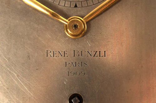  - Longcase month going regulator by Henri René Bünzli,1909