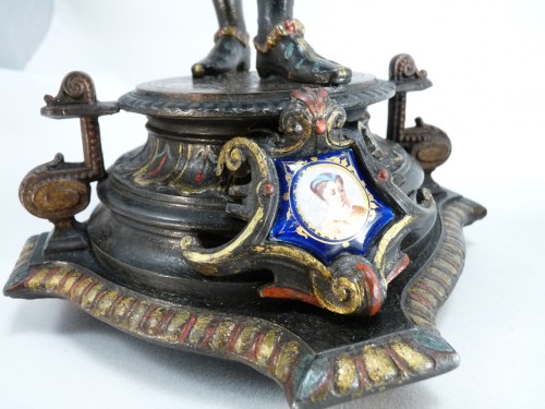 Garniture de cheminée Henri III et ses mignons - Horlogerie Style 