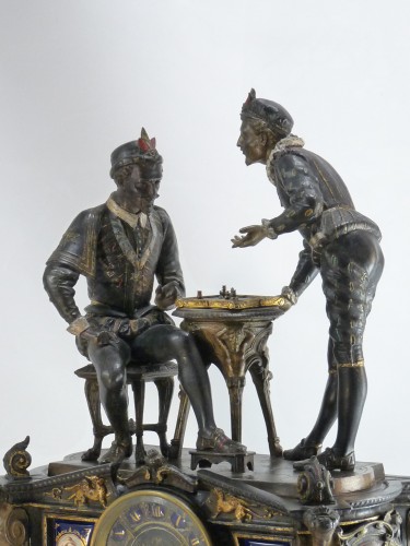 Garniture de cheminée Henri III et ses mignons - Galerie de Fontaine