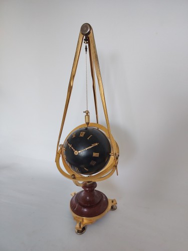 XIXe siècle - André Romain Guilmet - Pendule mystérieuse à balancier dit "conique"