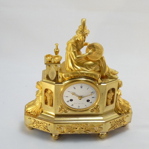 Antiquités - Oriental-style Empire Clock 