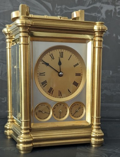 XIXe siècle - Drocourt - Pendule de voyage à grande sonnerie