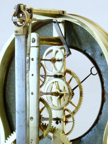 Early 19th Century Skeleton Clock, "keyhole Frame"  - Horology Style 