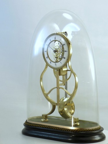 Horology  - Early 19th Century Skeleton Clock, "keyhole Frame" 