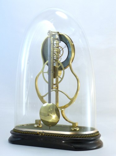 19th century - Early 19th Century Skeleton Clock, "keyhole Frame" 