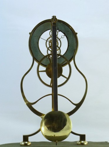  - Early 19th Century Skeleton Clock, "keyhole Frame" 
