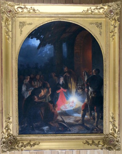 Félix Cottrau (1799-1852) - The adoration of the shepherds