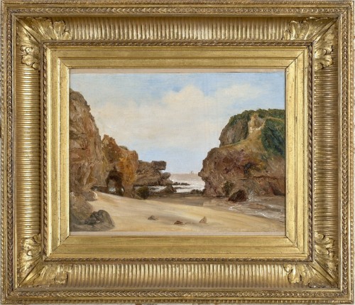 Charles de Novion (1792-1861) - Rocks at Belle-Île-en-Mer