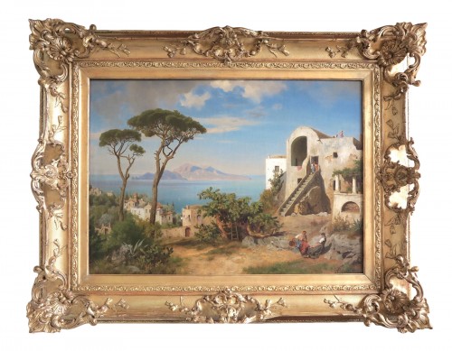August Wilhelm Leu (1819–1897) - Vue de Capri