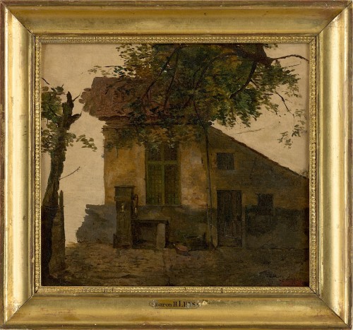 Henri Leys (1815–1869) - Étude de cour de ferme