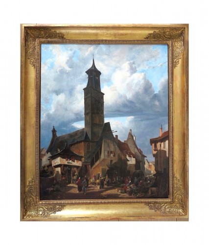 Alexandre Decamps (1803-1860) - Market Scene