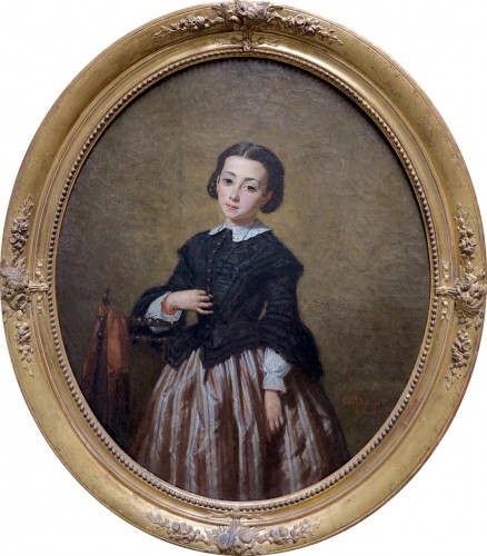 Germain Paget (1817–1884) - Portrait de jeune fille