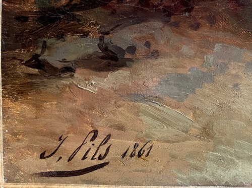 Tableaux et dessins Tableaux XIXe siècle - Isidore Pils (1815–1875) - Portrait de Joseph de Rainneville