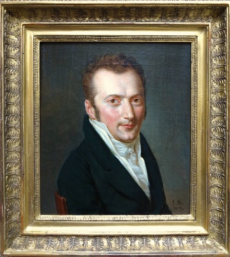 François Sablet (1745–1819)- Portrait of Jean Claude Pellegrini (1787-1854)