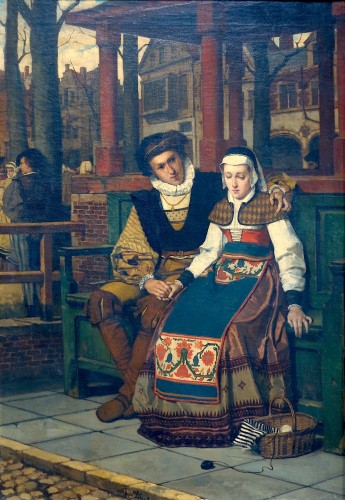 Franz Vinck (1827–1903) - The two lovers - Paintings & Drawings Style Napoléon III