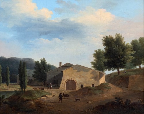 Circle of Jean Victor Bertin (1767-1842) - Neoclassical landscape - Paintings & Drawings Style Restauration - Charles X