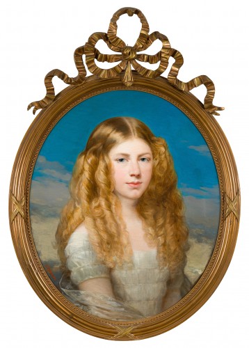 Henriquetta GIROUARD (1817 – 1883) - Portrait of a young woman