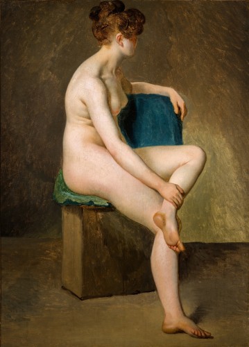 The Model in the Studio – French Neoclassical School - Paintings & Drawings Style Restauration - Charles X
