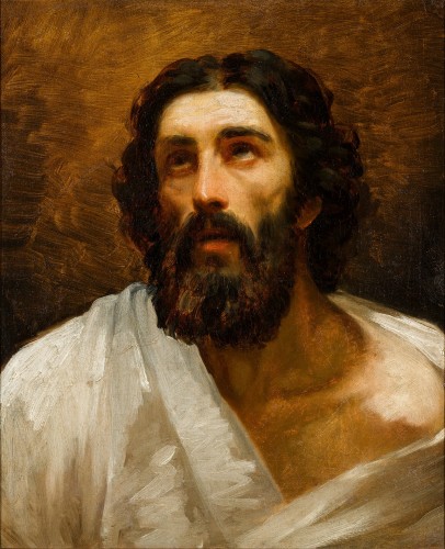 Mid-19th-Century French School - Figure of Christ - Paintings & Drawings Style Louis-Philippe