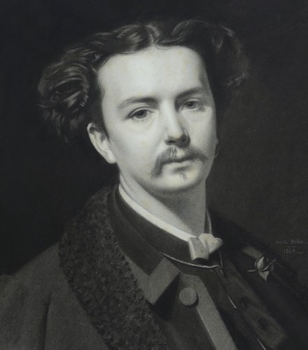 Achille BILLOT (1834-1921) - Portrait de M. L… - Tableaux et dessins Style Napoléon III