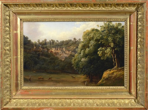 Louise-Joséphine SARAZIN de BELMONT (1790-1870) - View of la Celle Saint Cloud